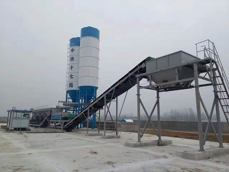 WDJ300—600型稳定土拌合站配立式水泥仓