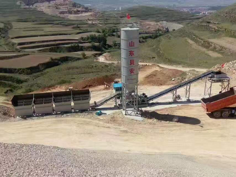 WDJ600型水稳拌合站