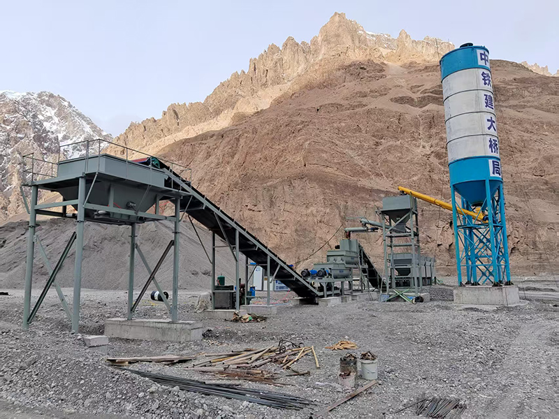 WDJ300—600型稳定土拌合站叠加式二次搅拌